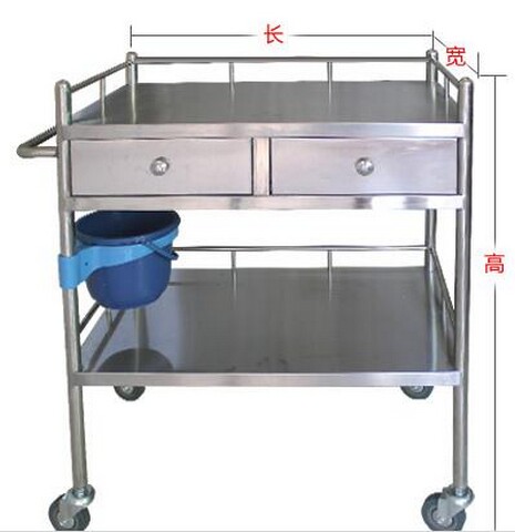 不銹鋼醫(yī)用推車
